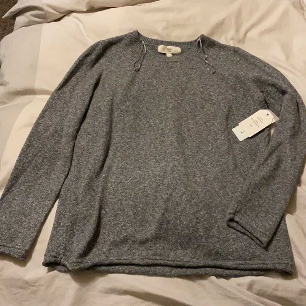 NWT gray sweater